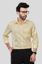 Thumbnail for Jonesburg Men's Solid Slim Fit Formal Shirt