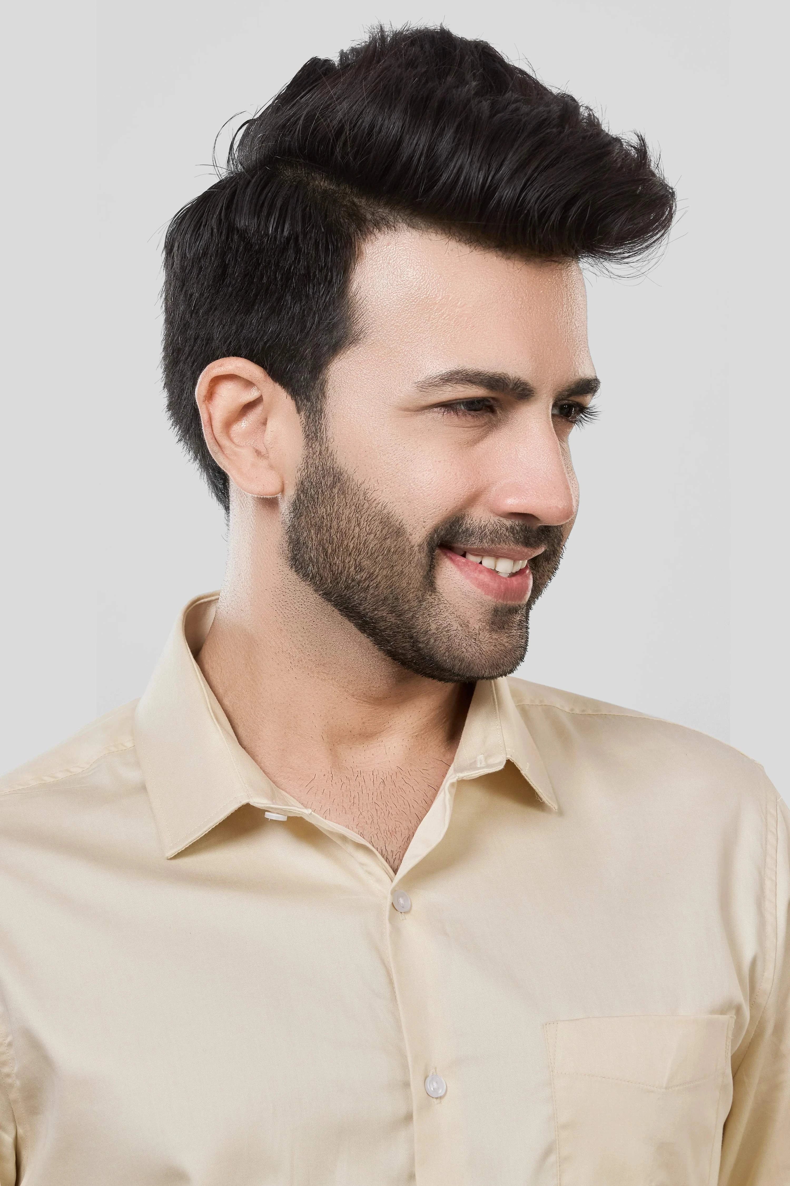 Jonesburg Men's Solid Slim Fit Formal Shirt