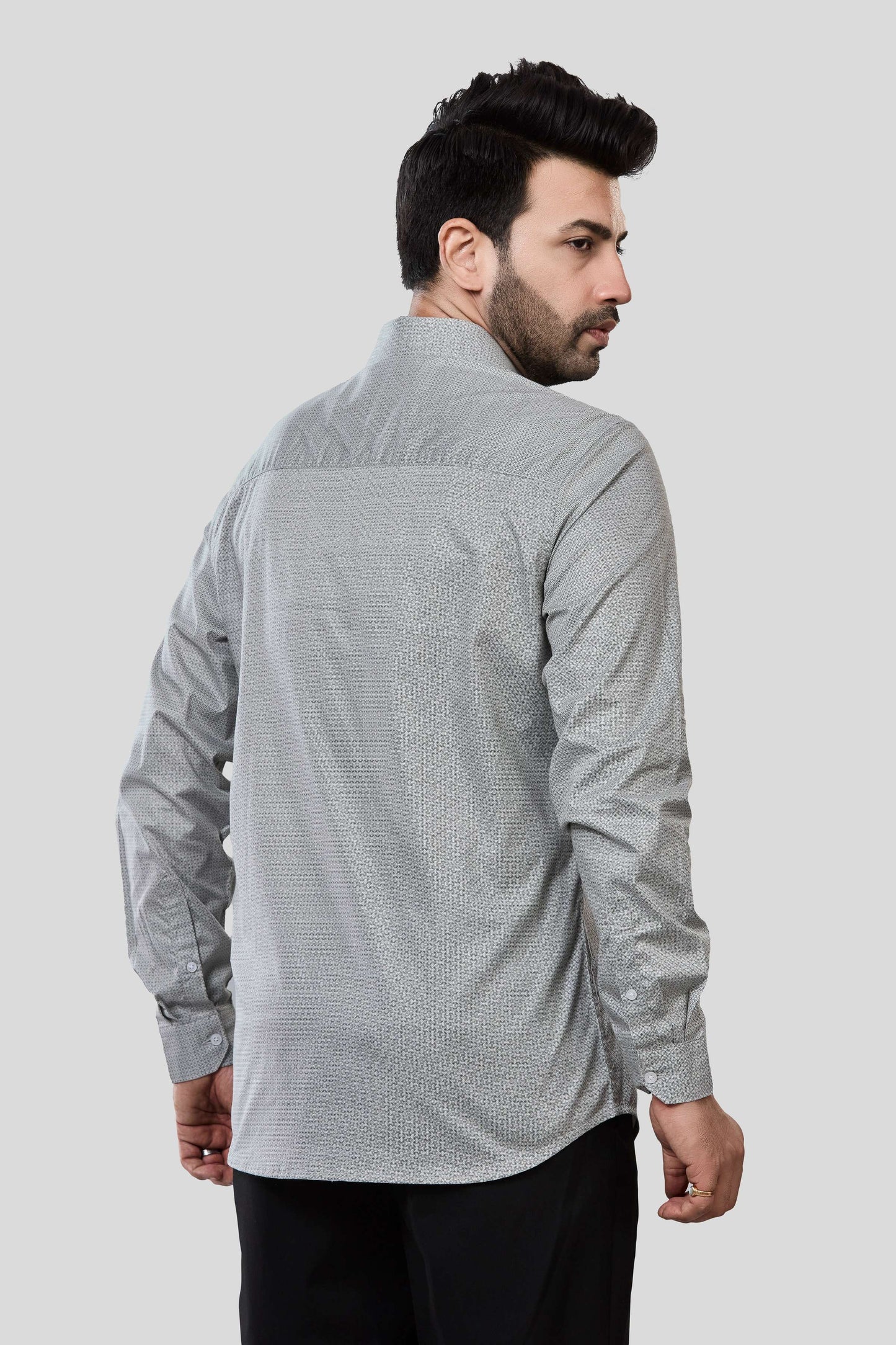 Jonesburg Men's Printed Slim Fit Formal Shirt - Distacart