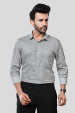 Thumbnail for Jonesburg Men's Printed Slim Fit Formal Shirt