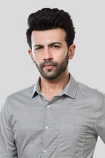 Thumbnail for Jonesburg Men's Printed Slim Fit Formal Shirt