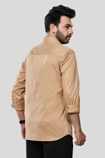 Jonesburg Men's Solid Slim Fit Formal Shirt - Distacart