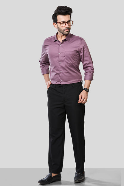 Jonesburg Men's Solid Slim Fit Formal Shirt - Distacart