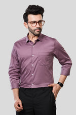 Thumbnail for Jonesburg Men's Solid Slim Fit Formal Shirt