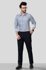 Thumbnail for Jonesburg Men's Printed Slim Fit Formal Shirt
