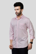 Thumbnail for Jonesburg Men's Solid Slim Fit Formal Shirt