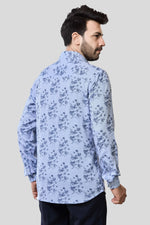 Thumbnail for Jonesburg Men's Printed Slim Fit Formal Shirt