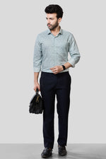 Thumbnail for Jonesburg Men's Printed Slim Fit Formal Shirt