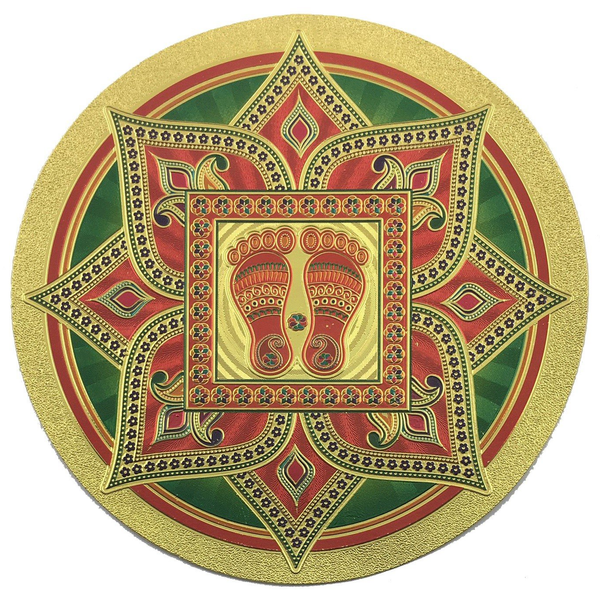 Stickerbazaar Micro Golden Embossing Rangoli Stickers - Distacart