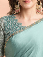 Thumbnail for Mitera Women Embellished Sequinned Saree - Distacart