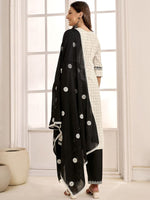 Thumbnail for Anouk Women Ethnic Motifs Regular Thread Work Kurta with Palazzos & With Dupatta