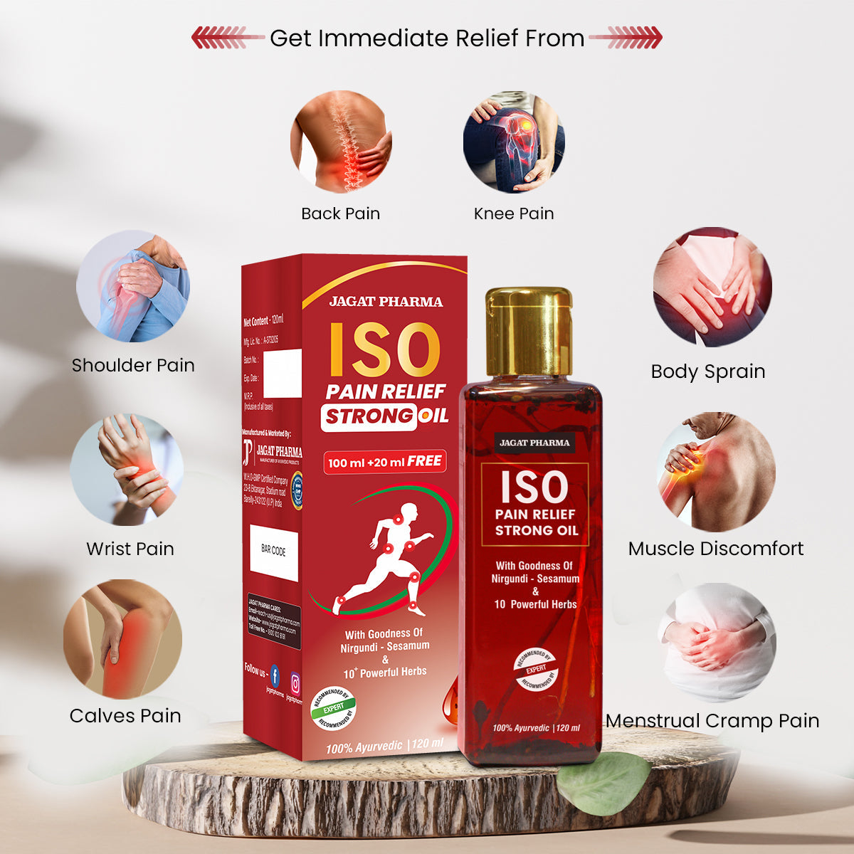 Jagat Pharma Iso Pain Relief Strong Oil