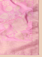 Thumbnail for Ode by House of Pataudi Yoke Design Regular Thread Work Kurta with Trousers & With Dupatta - Distacart