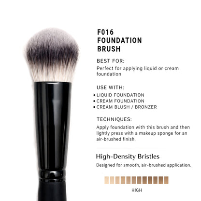 CUFFS N LASHES Foundation Brush - F016