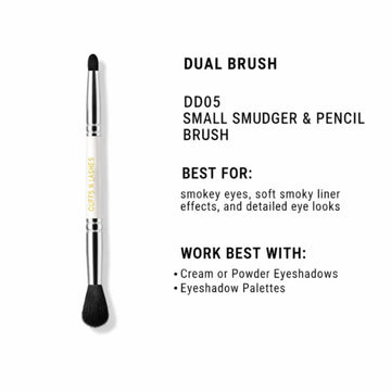 CUFFS N LASHES Small Smudger & Pencil Dual Brush - 05