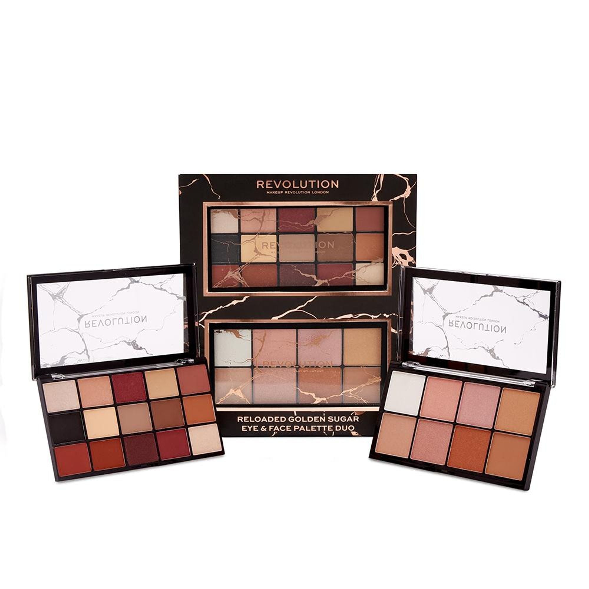 Makeup Revolution Reloaded Golden Sugar Eye & Face Palette Duo