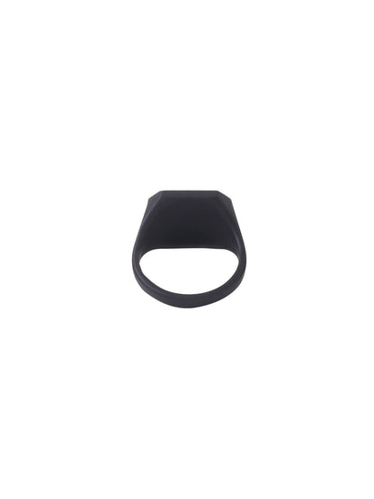 NVR Men's Set of 2 Black Rhodium-Plated Finger Ring - Distacart
