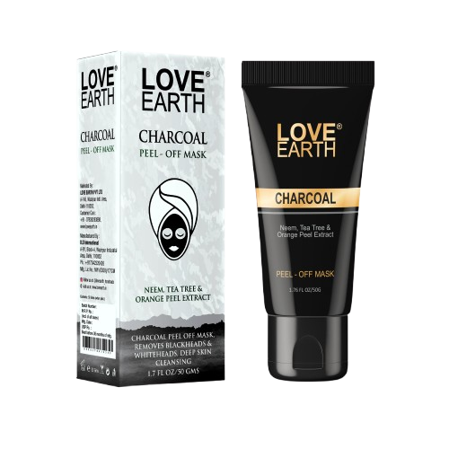 Love Earth Charcoal Peel-Off Mask - Distacart