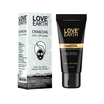 Love Earth Charcoal Peel-Off Mask - Distacart