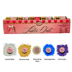 Thumbnail for edible luster dust pack of 5 silver gold crystal blue purple 25 gm