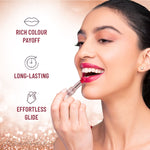 Thumbnail for Swiss Beauty High Shine Finish Smooth Glide Pure Lustre Lipstick - 3 Salty Pink - Distacart