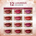 Thumbnail for Swiss Beauty High Shine Finish Smooth Glide Pure Lustre Lipstick - 3 Salty Pink - Distacart