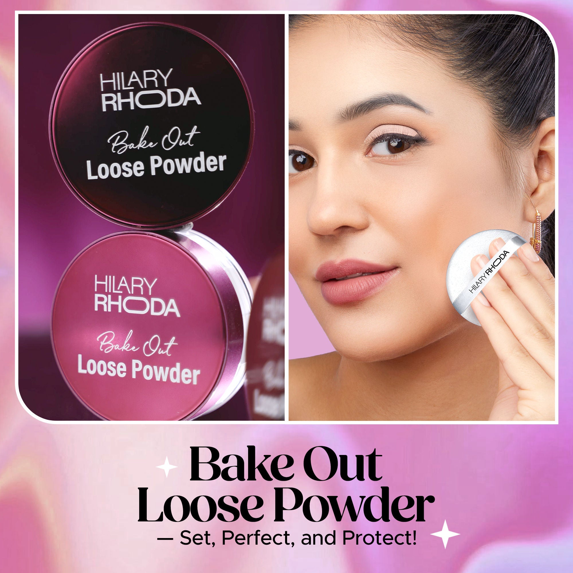 Hilary Rhoda Bake Out Matte Loose Powder - Tanslucent 01 - Distacart