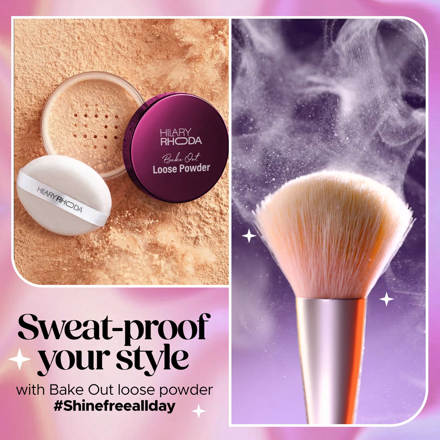 Hilary Rhoda Bake Out Matte Loose Powder - Tanslucent 01 - Distacart