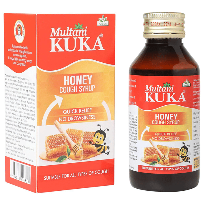 Multani Combo Pack of Kuka Cough Syrup & Kuka Honey (100ml Each)