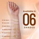 Thumbnail for Swiss Beauty Matte Maxx Cover Foundation with Hyaluronic Acid & Vitamin E - 3 Light Warm - Distacart