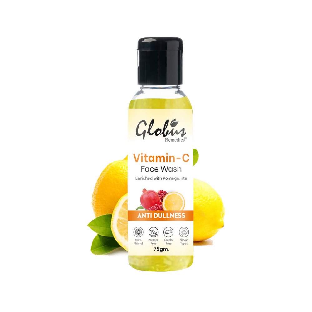 Globus Remedies Anti Ageing Globus Naturals Anti-Ageing Skin Brightening Vitamin C Face Wash - Distacart