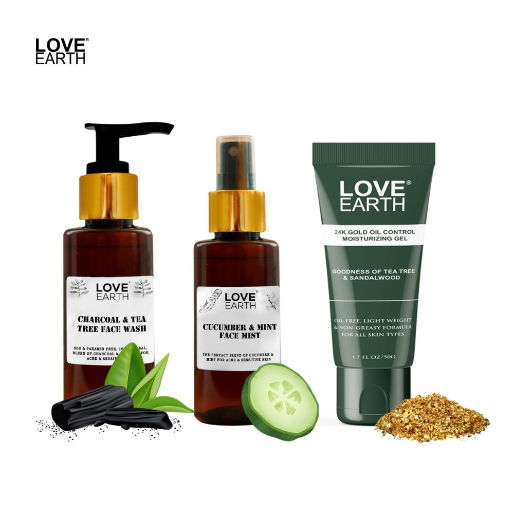 Love Earth Anti Acne Kit - Distacart