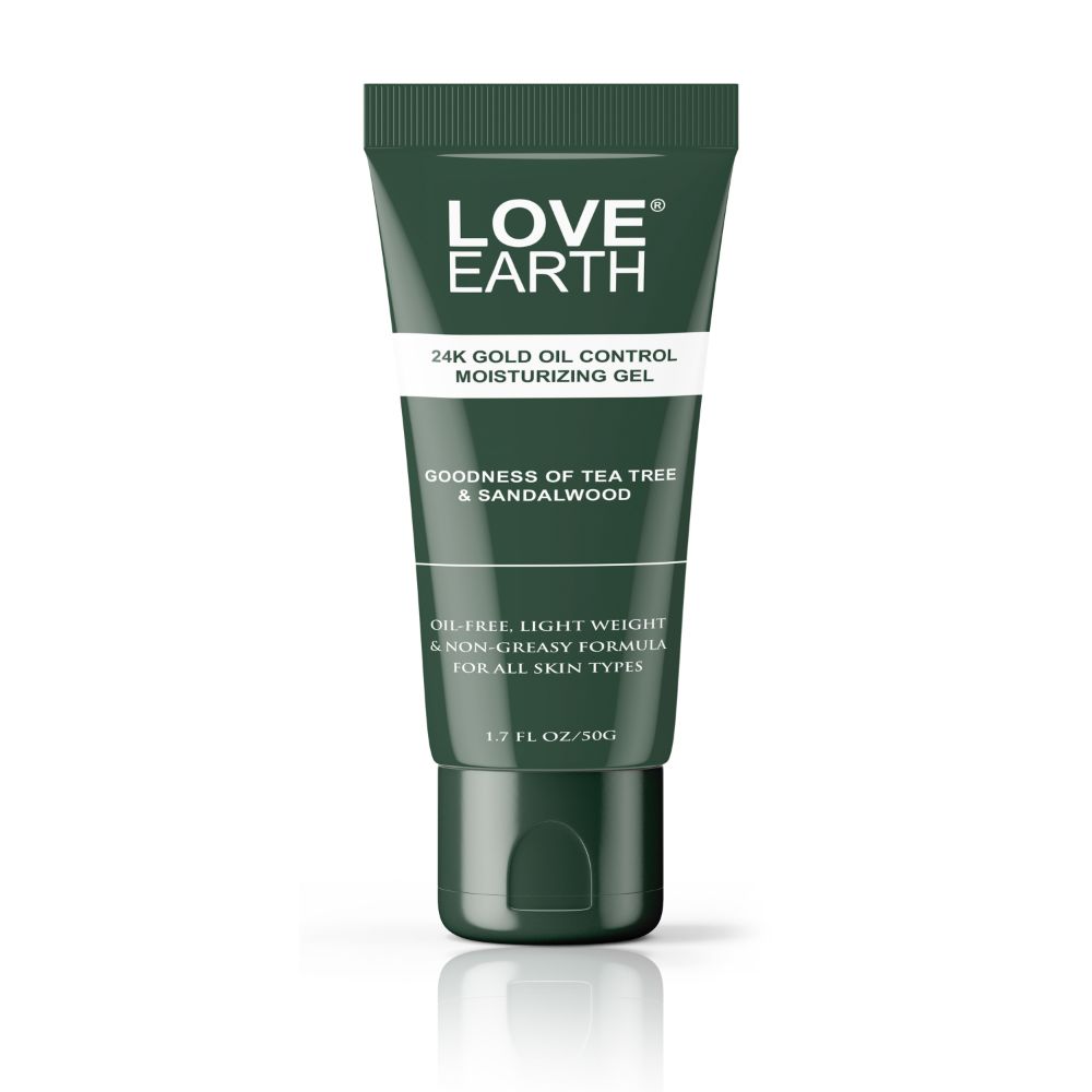 Love Earth 24K Gold Oil Control Moisturizing Gel - Distacart