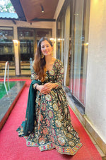 Thumbnail for Yash Enterprise Multi Faux Georgette Embroidery Party Wear Suit Set