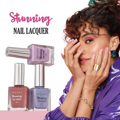 Swiss Beauty Stunning Nail Lacquer - Shade 01 - Distacart