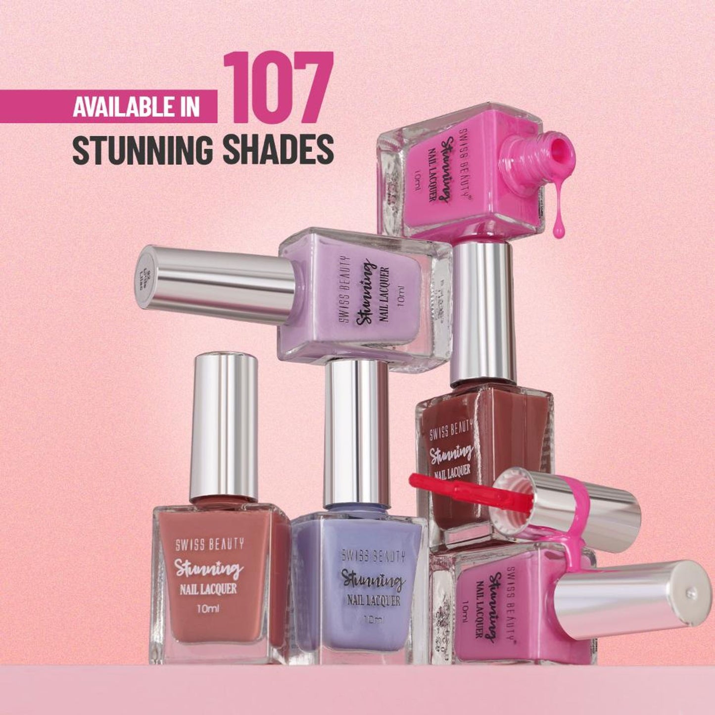 Swiss Beauty Stunning Nail Lacquer - Shade 12 - Distacart