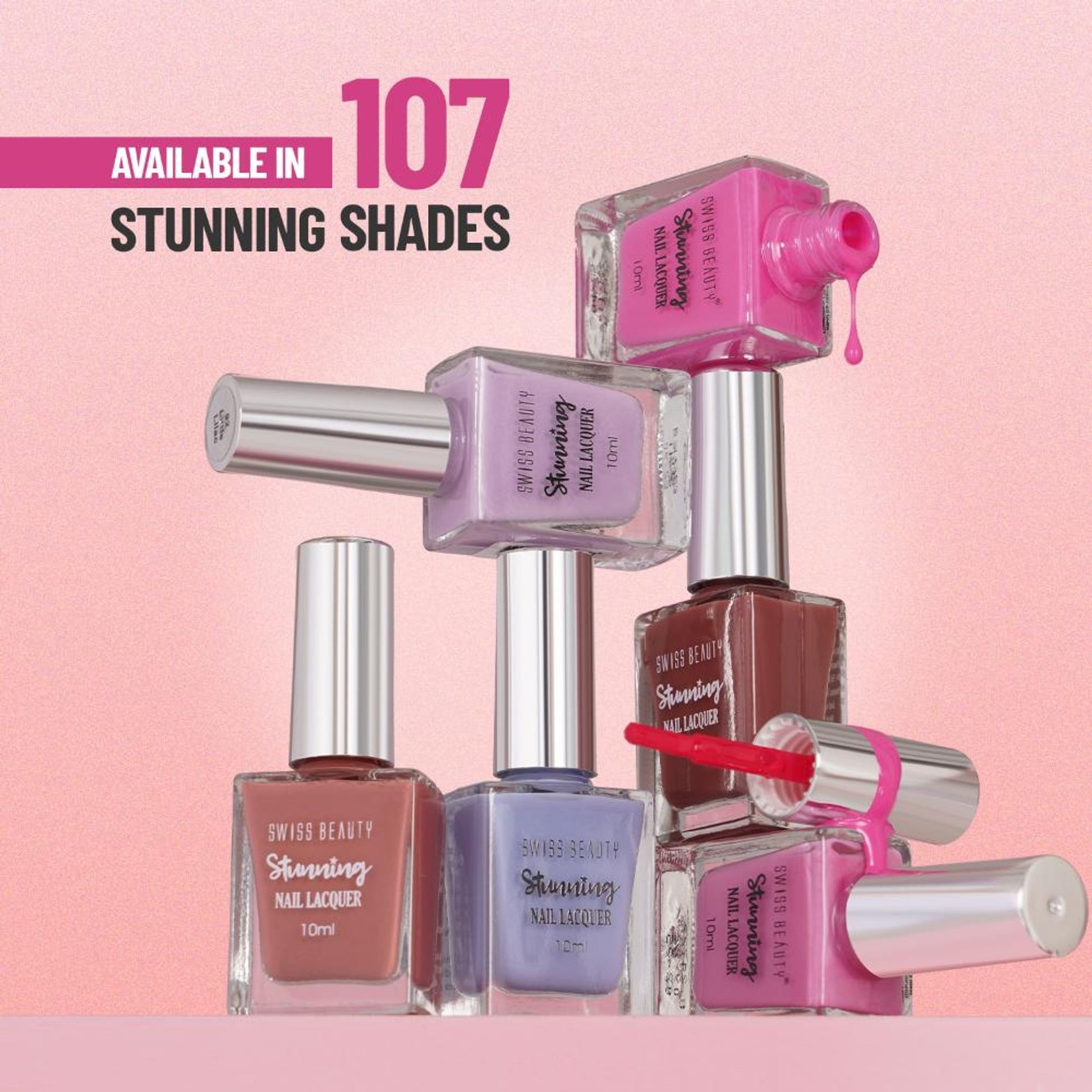 Swiss Beauty Stunning Nail Lacquer - Shade 12 - Distacart