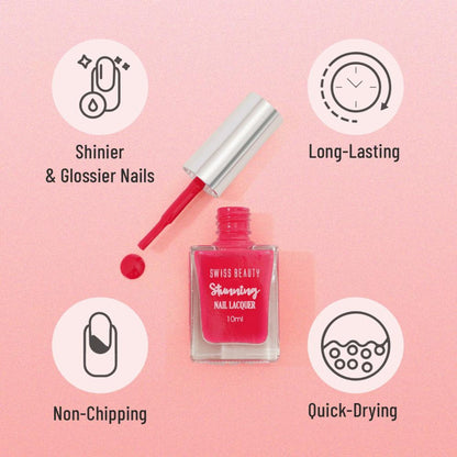 Swiss Beauty Stunning Nail Lacquer - Shade 54 - Distacart