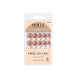 Thumbnail for shills professional reusable press on nails french oval spn709