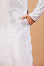 Thumbnail for Manatee Basik Kurta Cadet Grey Coloured by Hilo Design