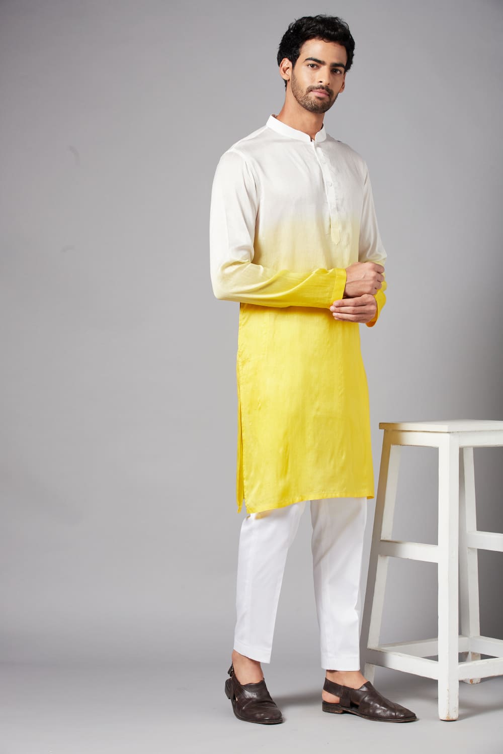 Whill Ombre Kurta by Hilo Design - Distacart