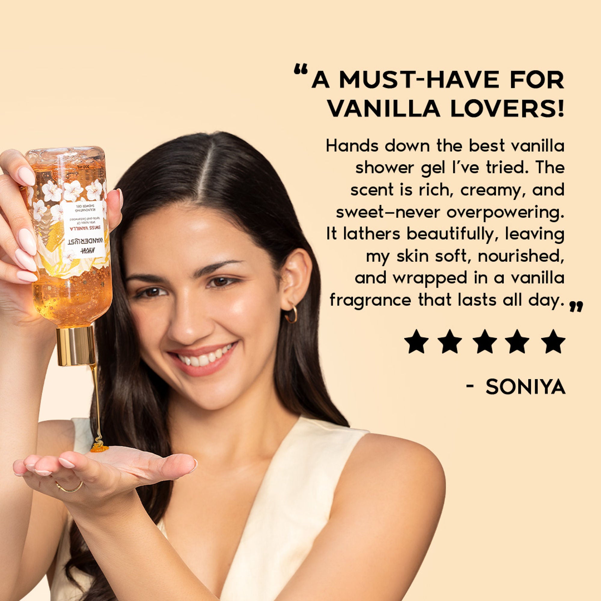 Wanderlust Shower Gels - Swiss Vanilla - Distacart