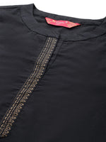 Thumbnail for Sangria Pure Cotton Kurta with Trousers - Distacart