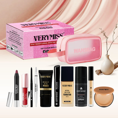 VERYMISS Ultimate Makeup Combo - 1 + Free Makeup Pouch - Distacart