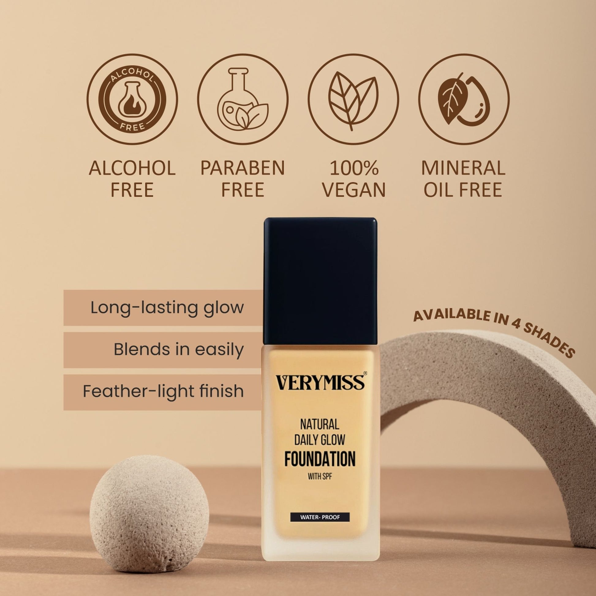 VERYMISS Ultimate Makeup Combo - 1 + Free Makeup Pouch - Distacart