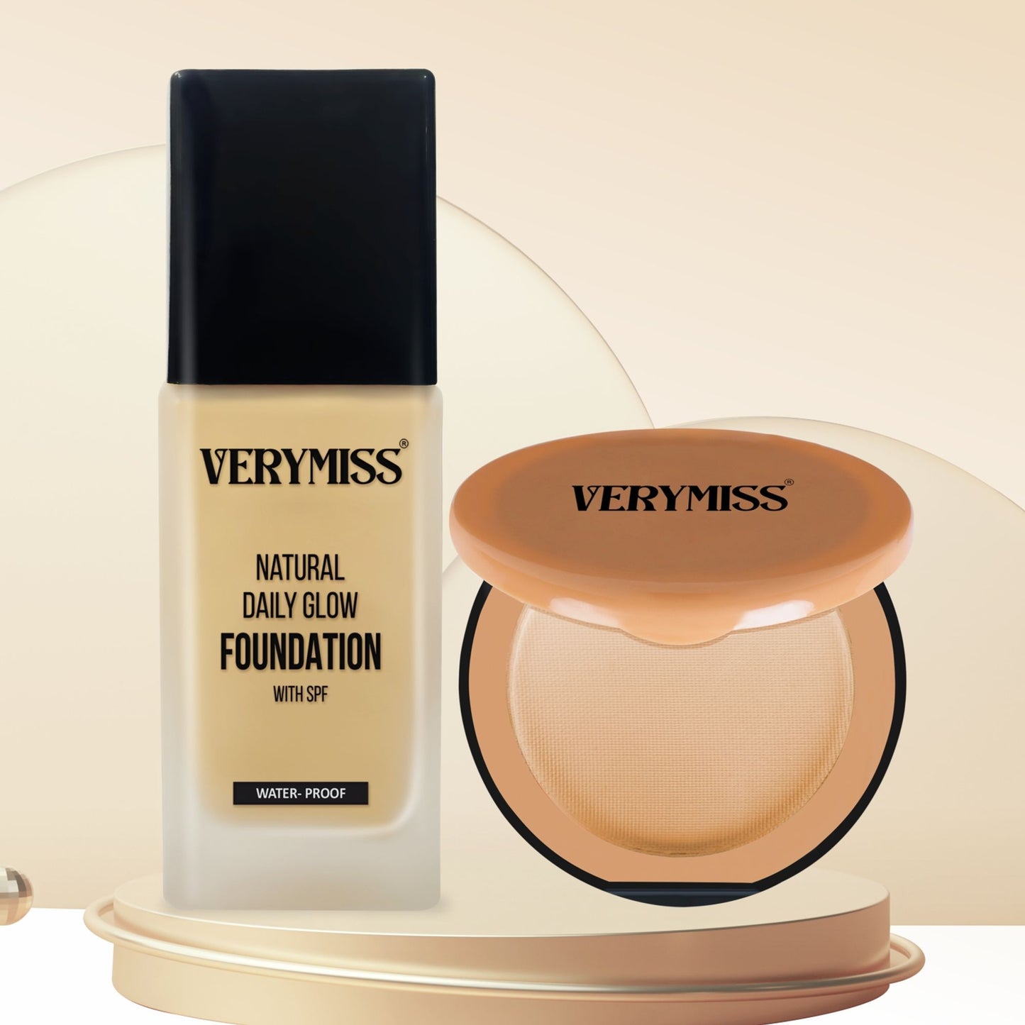 VERYMISS Foundation + Compact Powder - Vmfd06-01, Vmc05-01 - Distacart