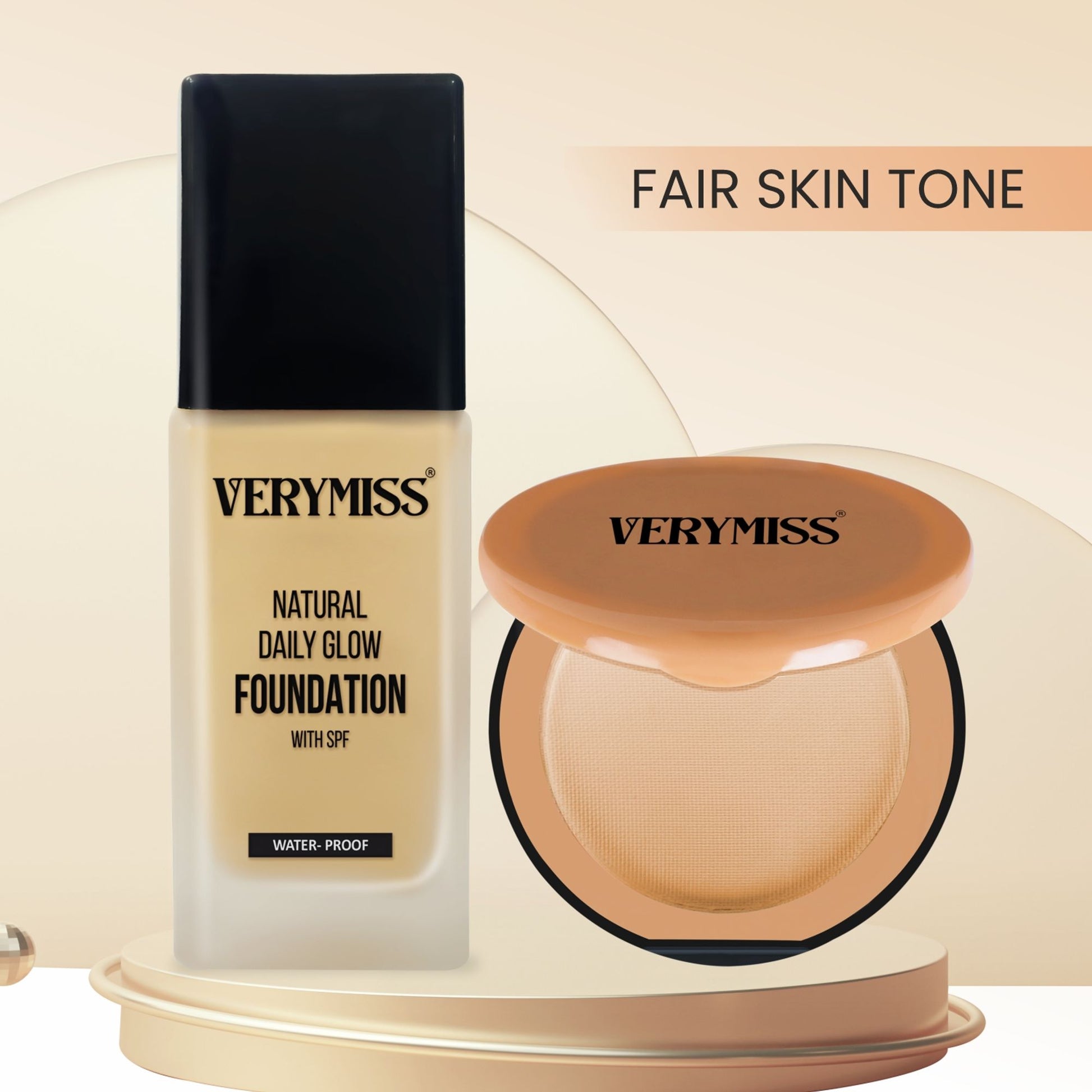VERYMISS Foundation + Compact Powder - Vmfd06-01, Vmc05-01 - Distacart
