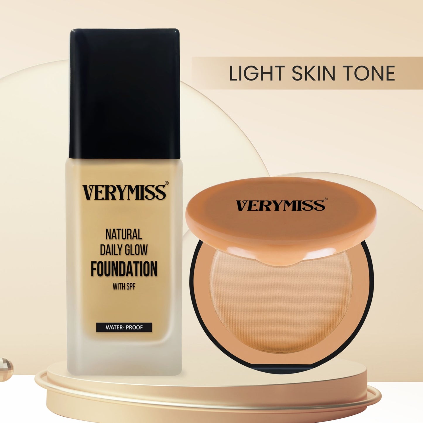 VERYMISS Foundation + Compact Powder - Vmfd06-02, Vmc05-02 - Distacart