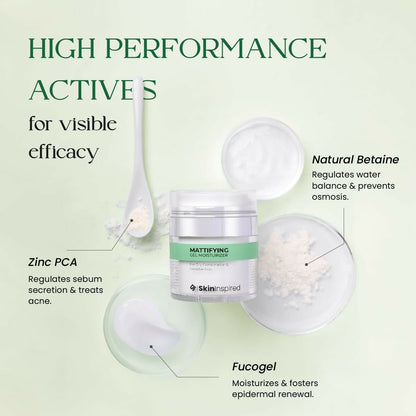 SkinInspired Mattifying Gel Face Moisturizer - Distacart