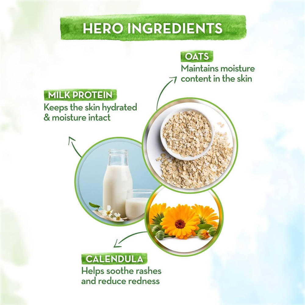 Mamaearth Milky Soft Body Wash for Babies Ingredients